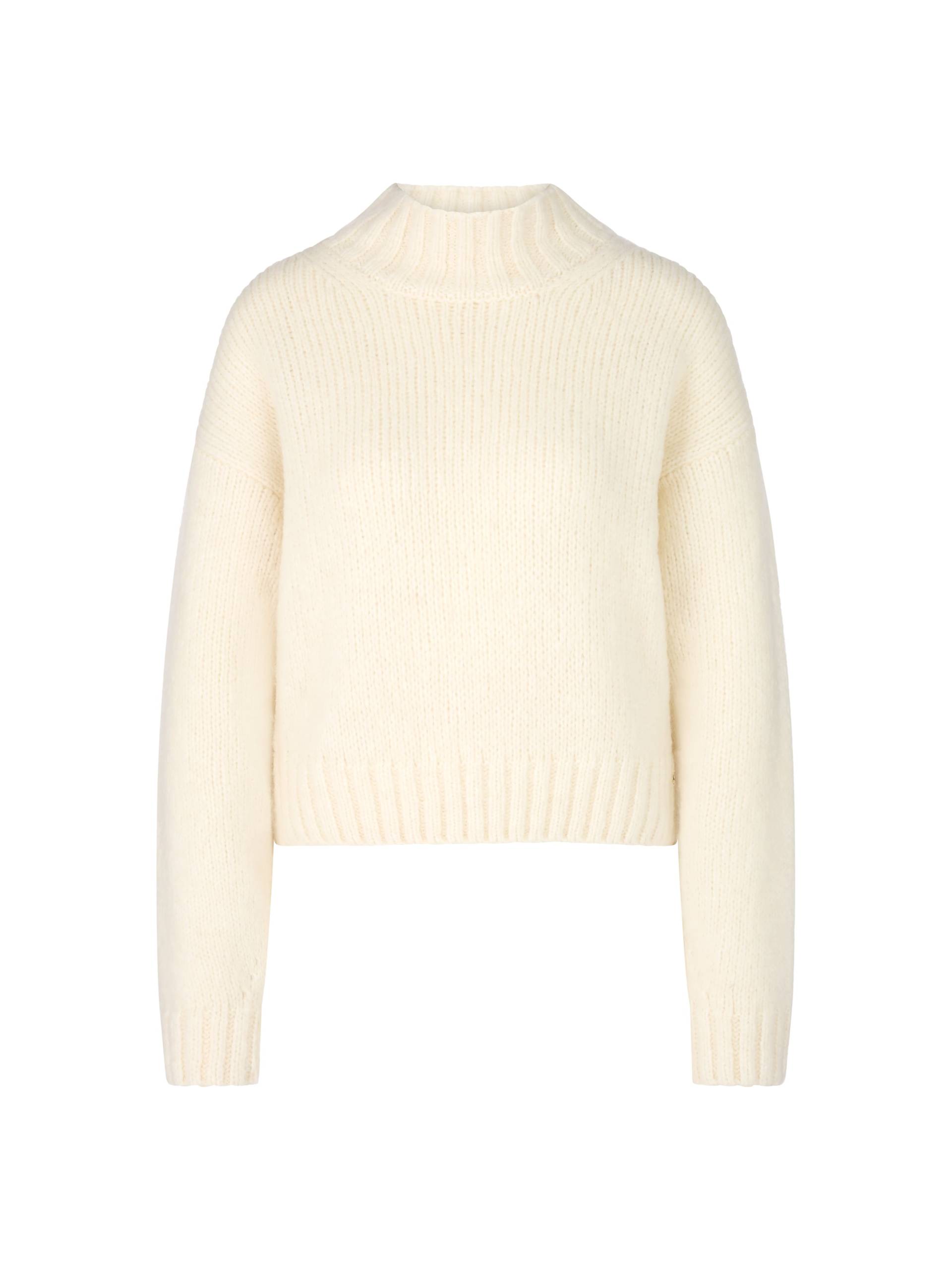 Marc Cain Collections - Kuscheliger Pullover Knitted in Germany off-white - Gr. - 40 von Marc Cain Collections