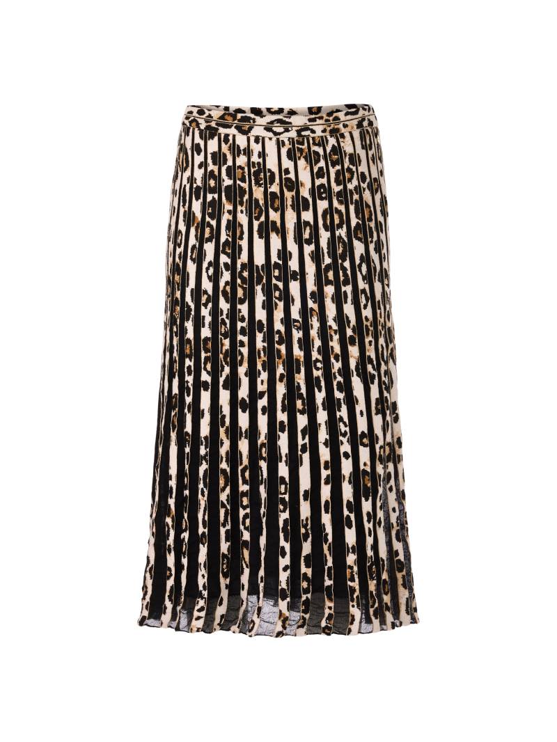 Marc Cain Collections - Leo-Print Maxirock Knitted in Germany soft cappuccino - Gr. - 36 von Marc Cain Collections