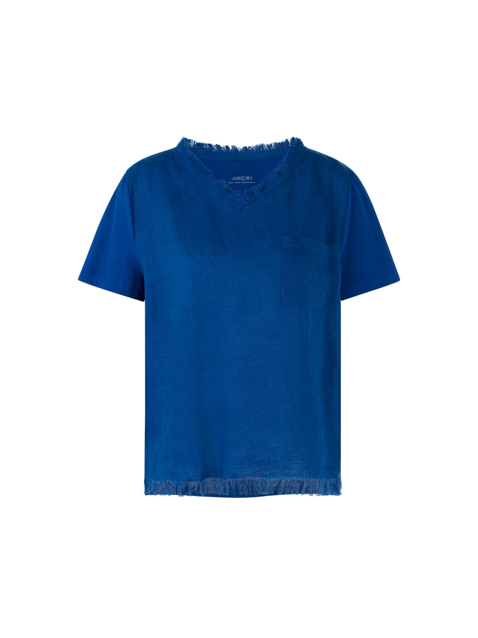 Marc Cain Collections - Luftiges T-Shirt mit Leinen - Gr. - 42 von Marc Cain Collections