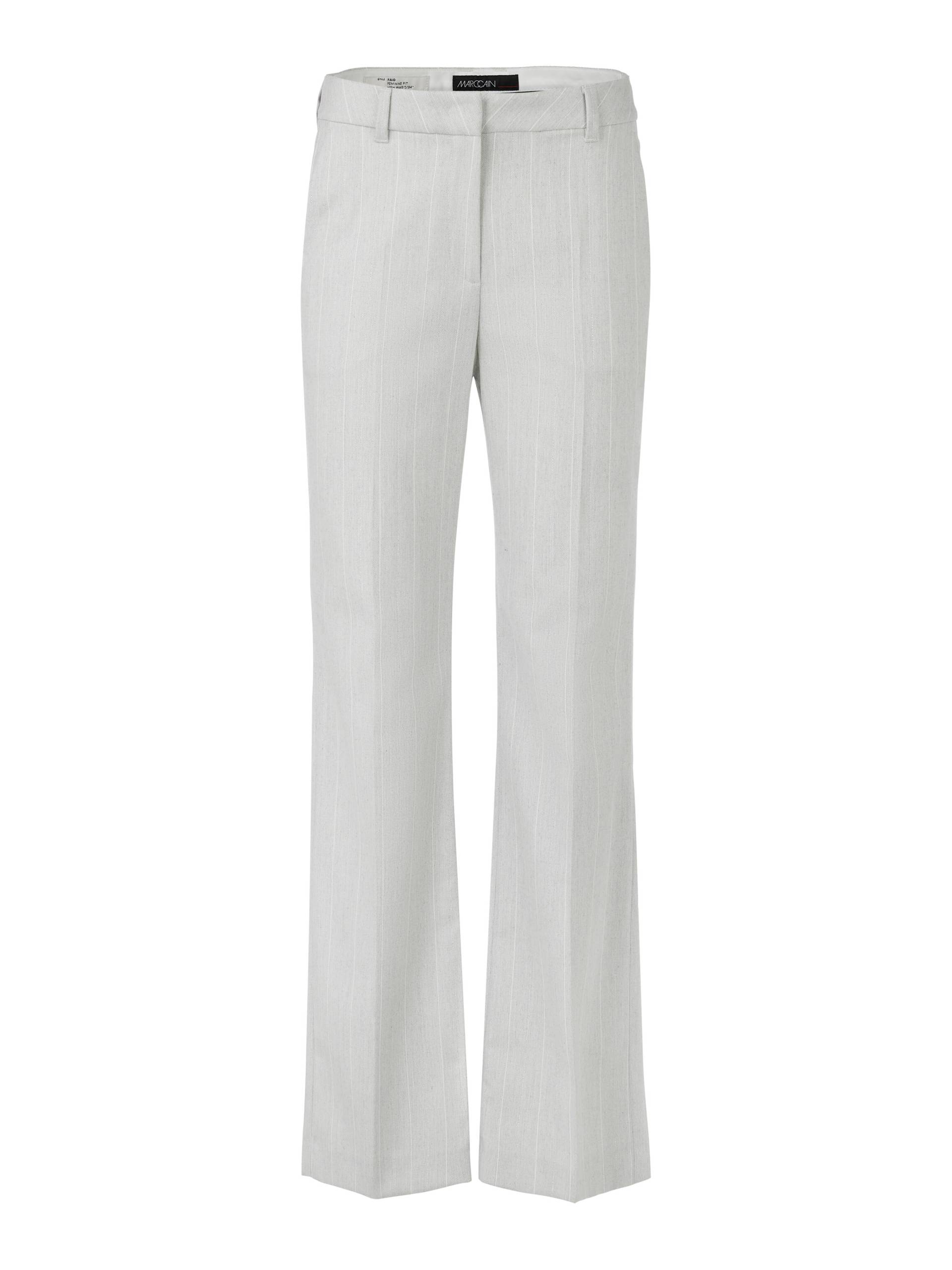 Marc Cain Collections - Modell FAID - Hose mit High Waist smoke - Gr. - 42 von Marc Cain Collections