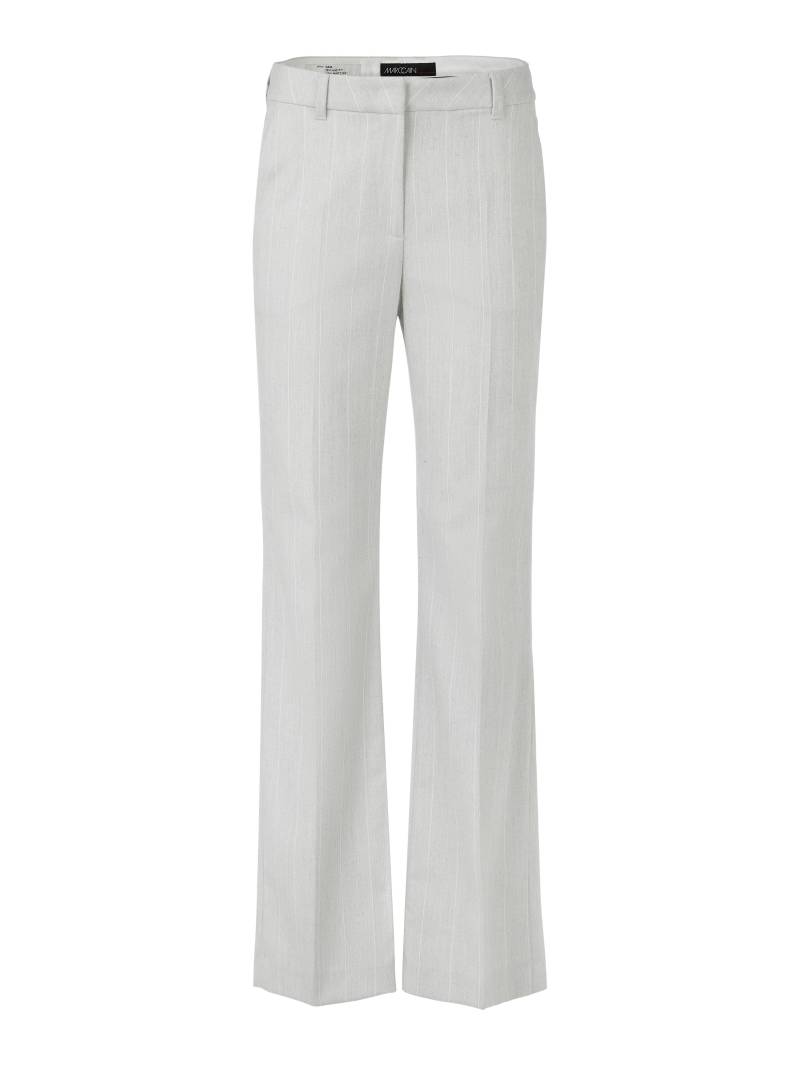 Marc Cain Collections - Modell FAID - Hose mit High Waist smoke - Gr. - 44 von Marc Cain Collections