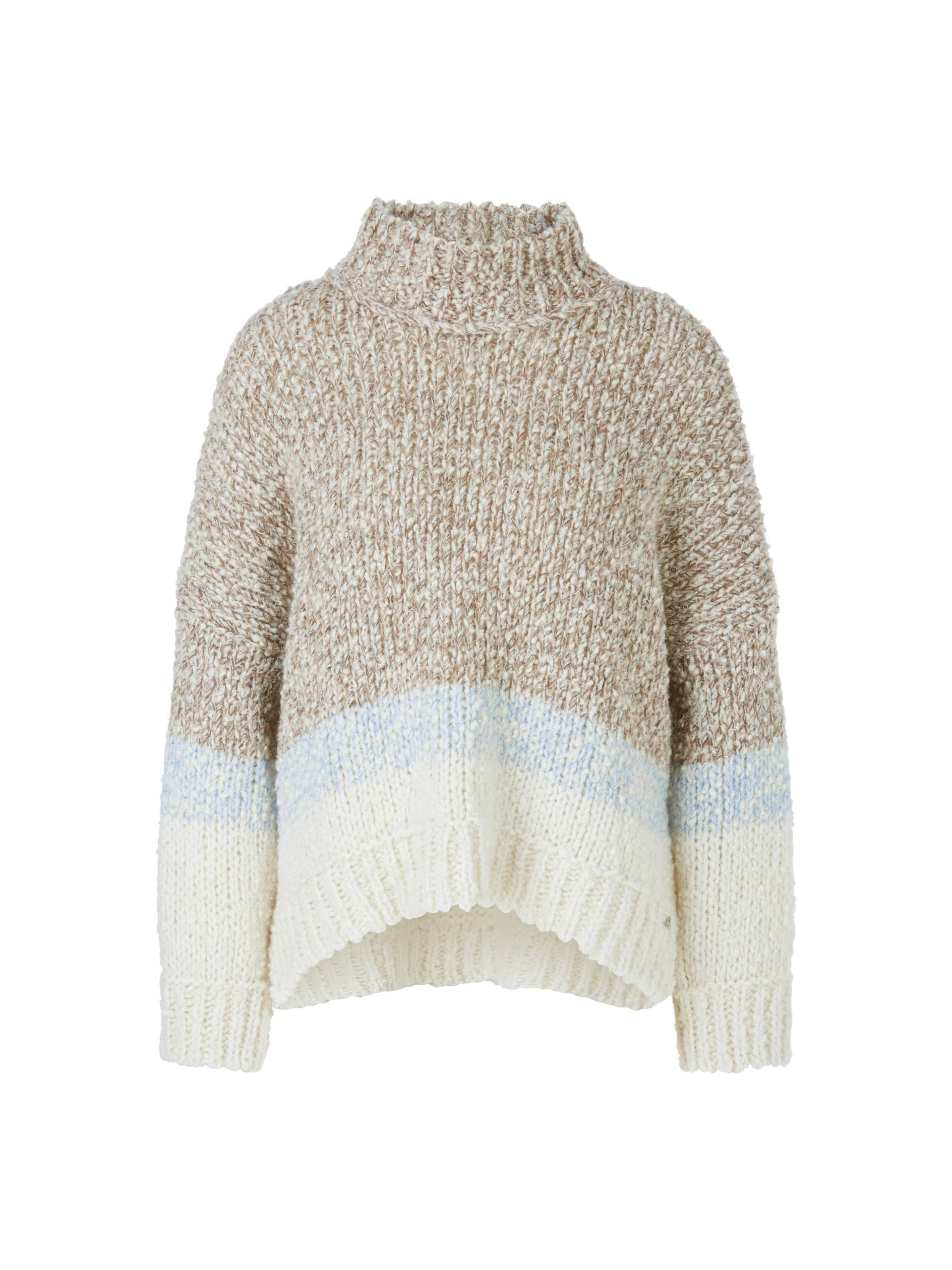 Marc Cain Collections - Oversized Sweater Knitted in Germany smoke - Gr. - 42 von Marc Cain Collections