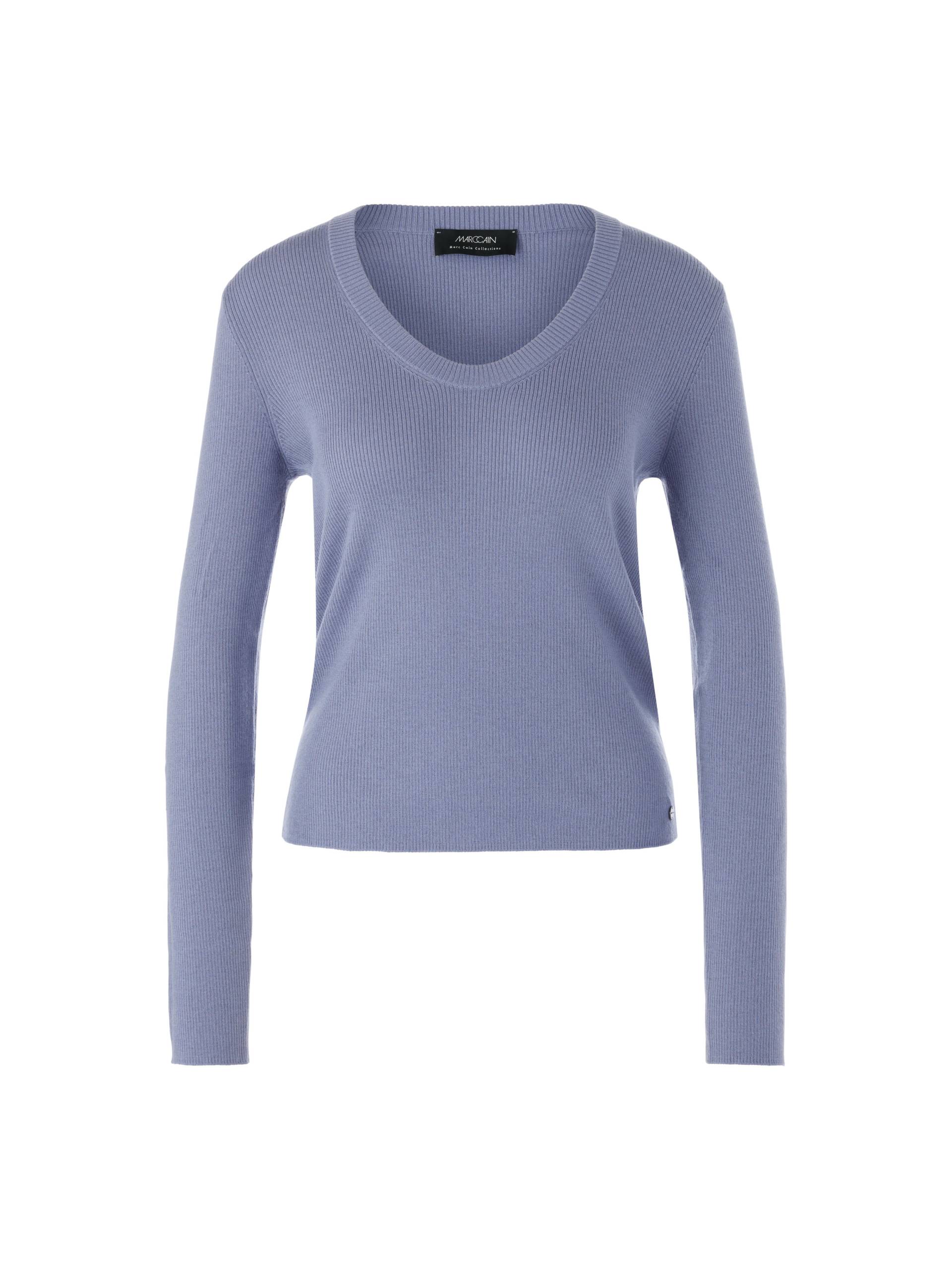 Marc Cain Collections - Rippstrick Pullover bluish violet - Gr. - 34 von Marc Cain Collections