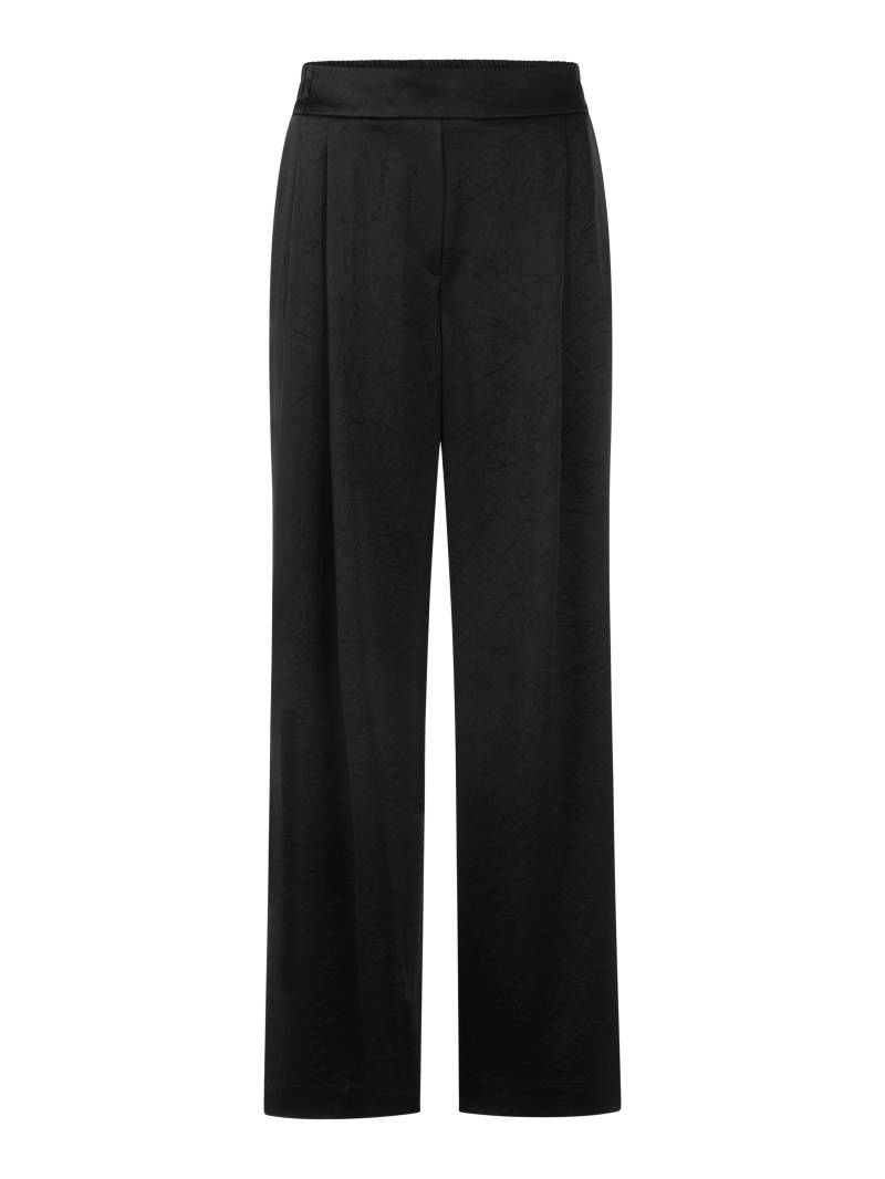 Marc Cain Collections - Schlupfhose WEDI Wide Fit mit Bundfalten black - Gr. - 40 von Marc Cain Collections