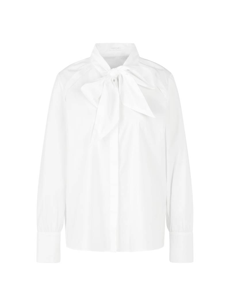 Marc Cain Collections - Schluppen-Bluse aus Baumwollstretch white - Gr. - 34 von Marc Cain Collections