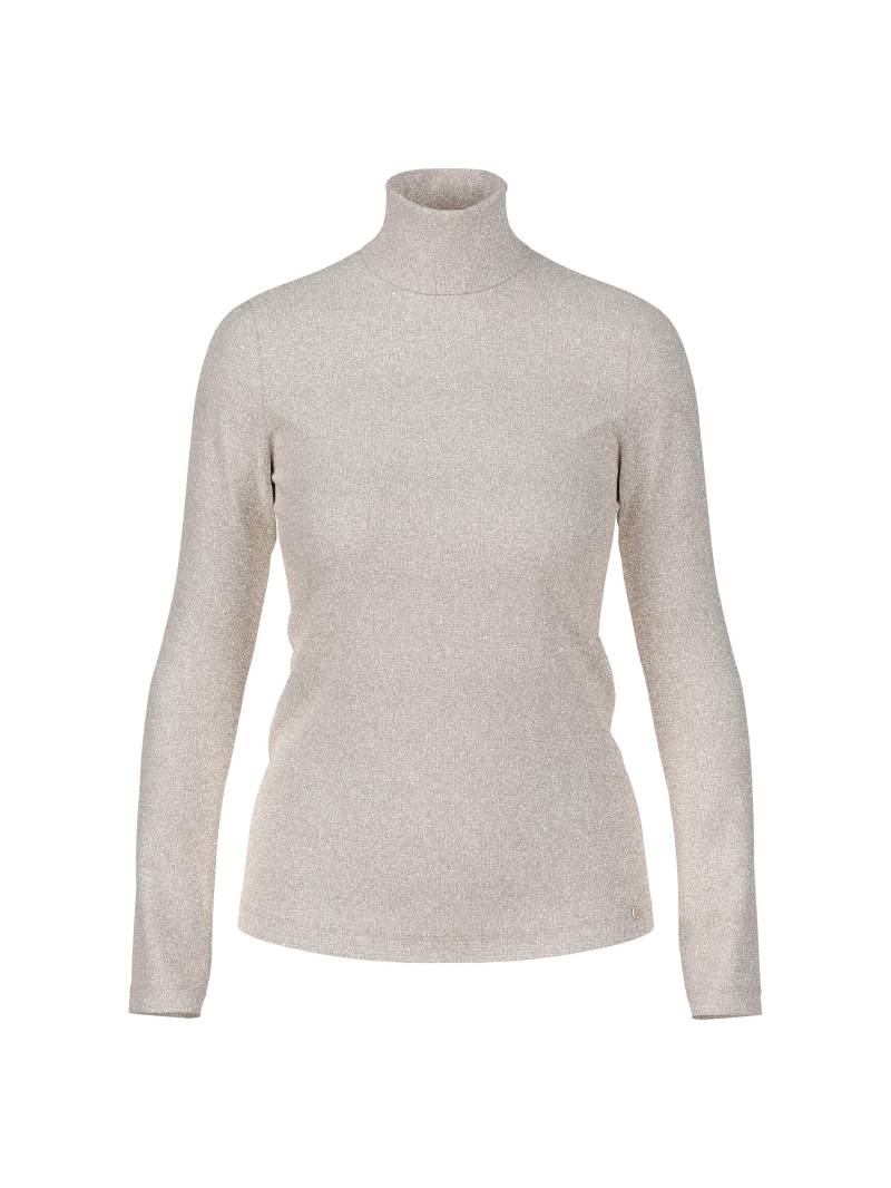 Marc Cain Collections - Schmaler Lurex-Longsleeve smoke - Gr. - 46 von Marc Cain Collections