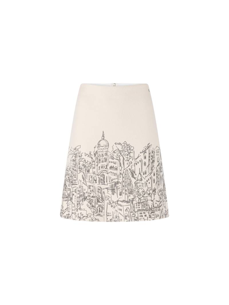 Marc Cain Collections - Schurwollrock Knitted in Germany smoke - Gr. - 42 von Marc Cain Collections