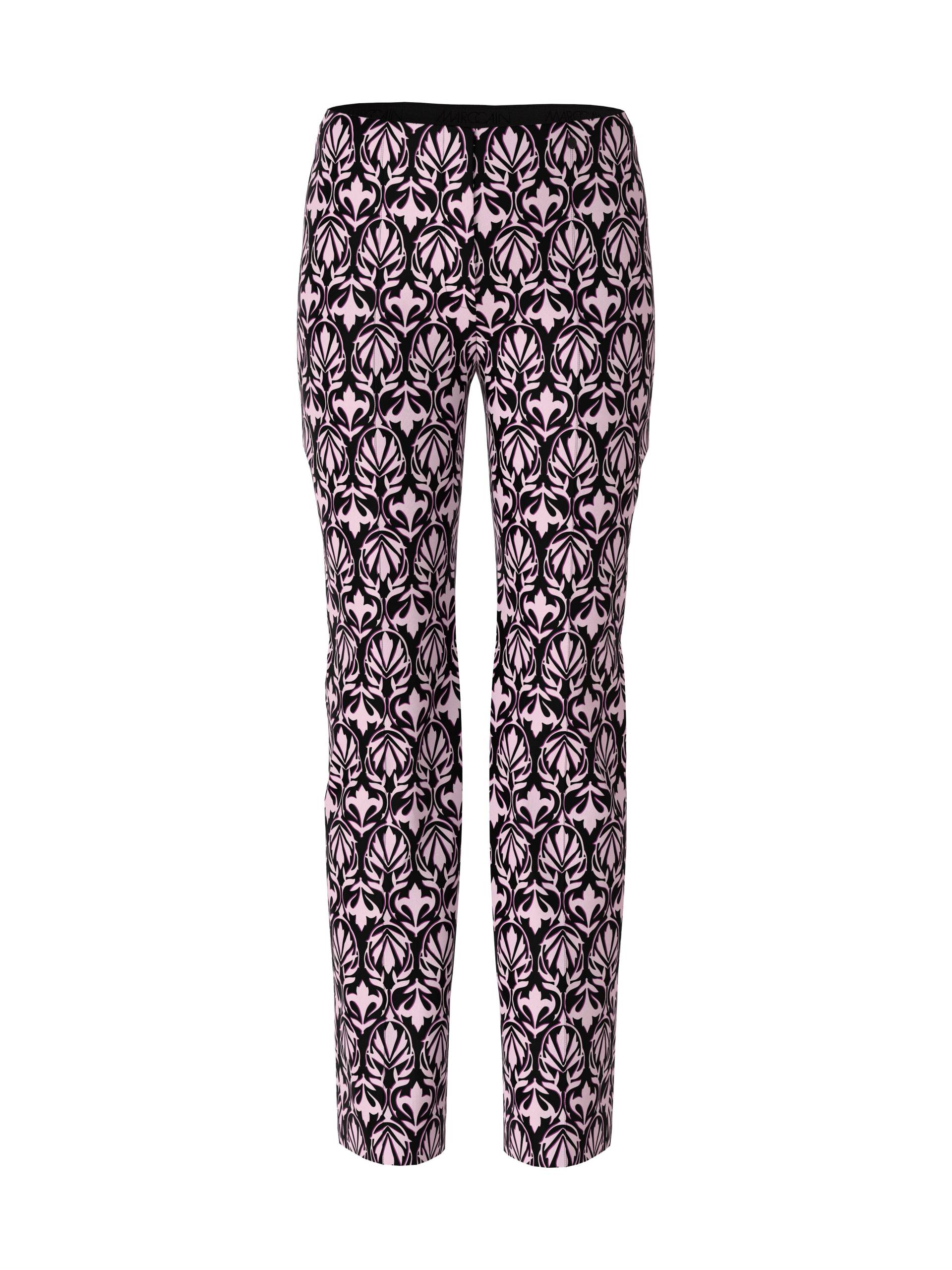 Marc Cain Collections - Scuba-Jersey Modell FATSA mit Ornamenten black - Gr. - 42 von Marc Cain Collections