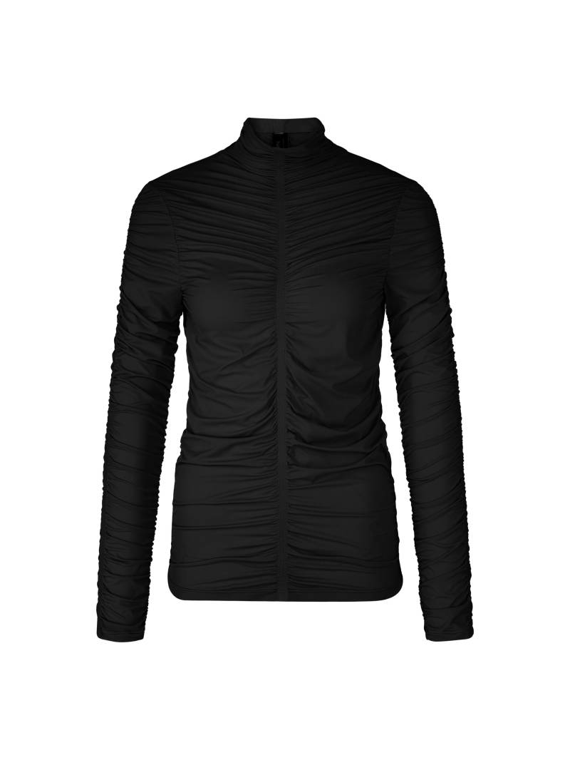 Marc Cain Collections - Shirt mit Raffung black - Gr. - 40 von Marc Cain Collections