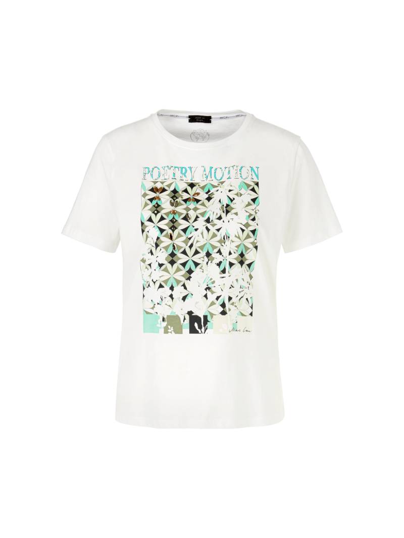 Marc Cain Collections - T-Shirt Rethink Together - mit Strass off-white - Gr. - 40 von Marc Cain Collections
