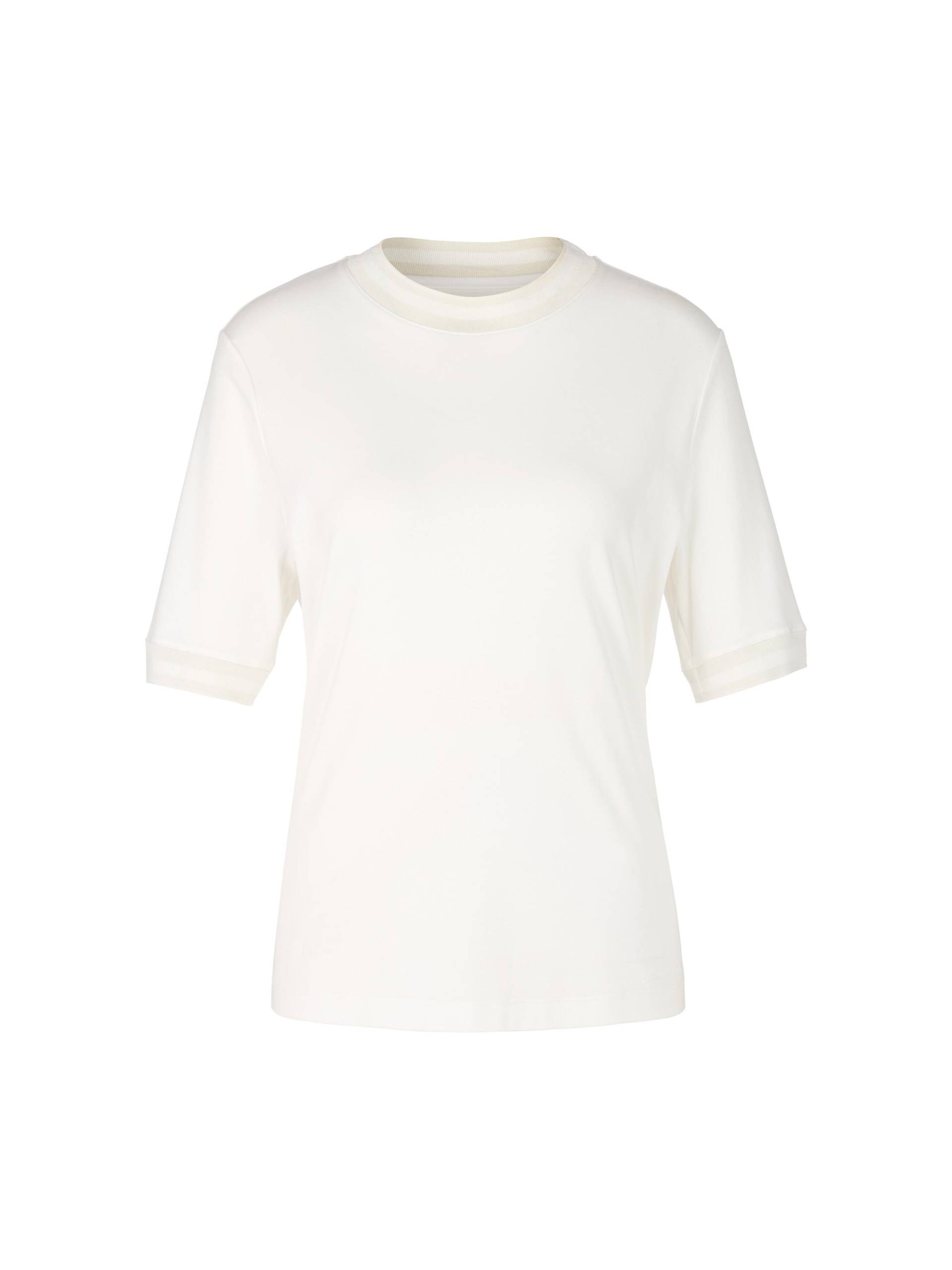 Marc Cain Collections - T-Shirt aus festem Baumwolljersey off-white - Gr. - 38 von Marc Cain Collections