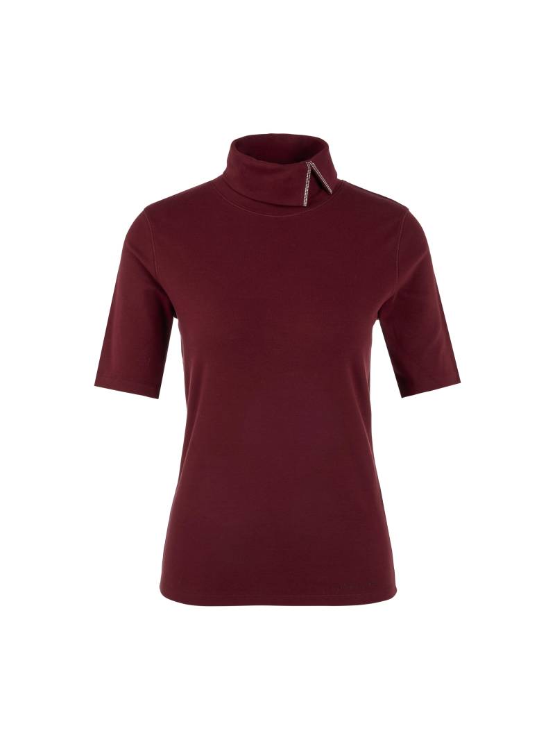 Marc Cain Collections - T-Shirt mit Rollkragen bright maroon - Gr. - 42 von Marc Cain Collections