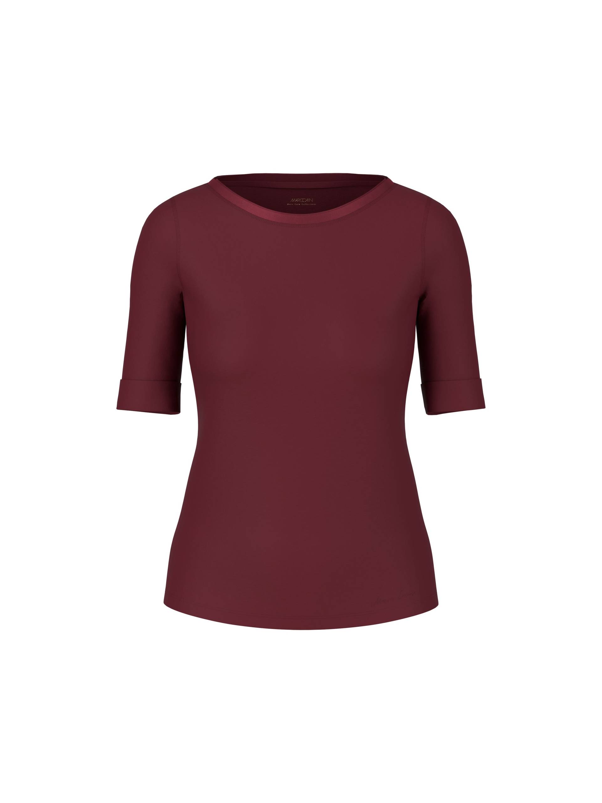 Marc Cain Collections - T-Shirt mit halblangem Ärmel bright maroon - Gr. - 34 von Marc Cain Collections
