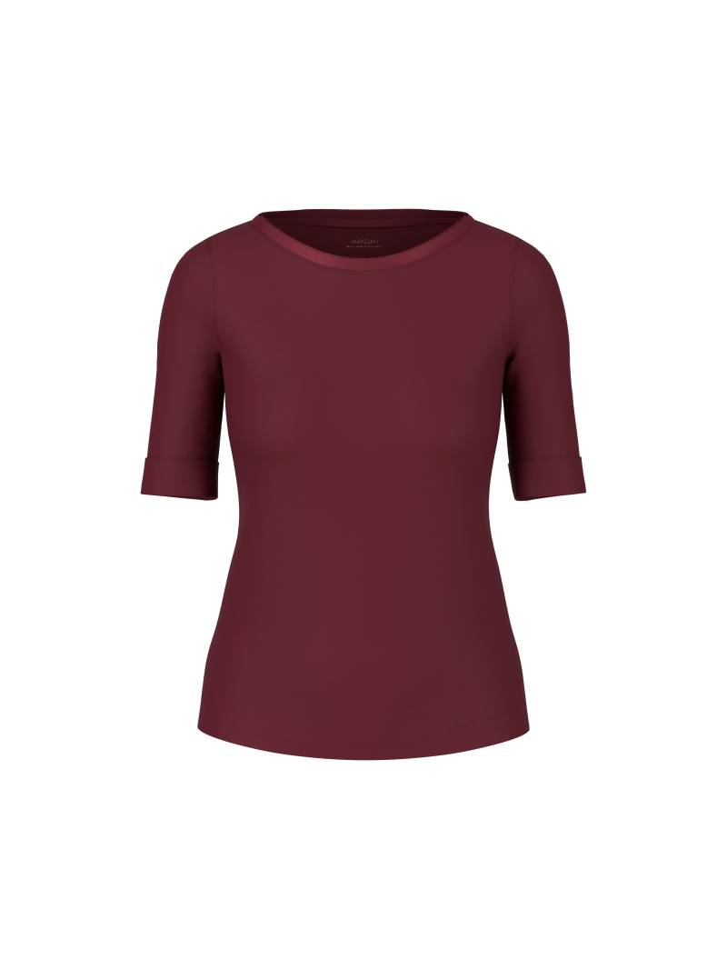 Marc Cain Collections - T-Shirt mit halblangem Ärmel bright maroon - Gr. - 38 von Marc Cain Collections