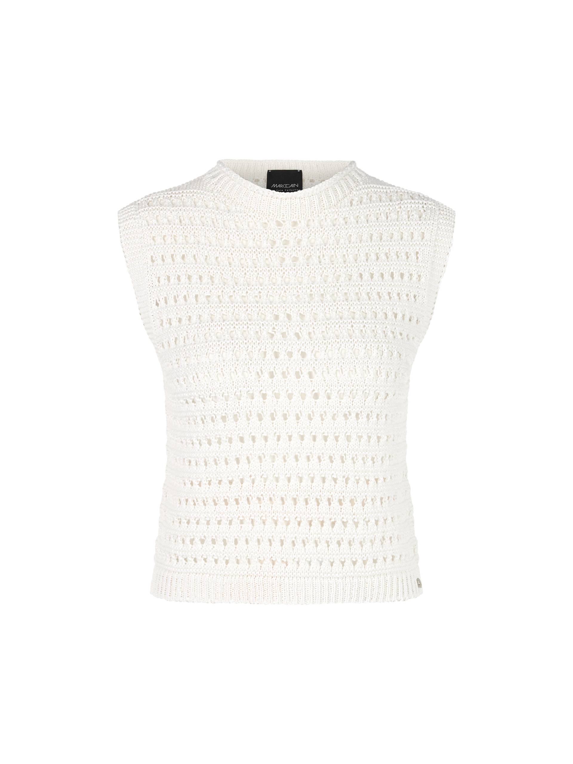Marc Cain Collections - Top in Bio Cotton Rethink Together off-white - Gr. - 40 von Marc Cain Collections