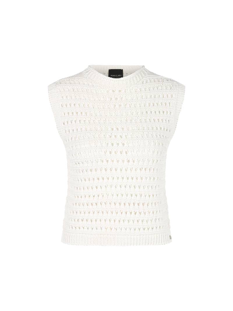 Marc Cain Collections - Top in Bio Cotton Rethink Together off-white - Gr. - 40 von Marc Cain Collections