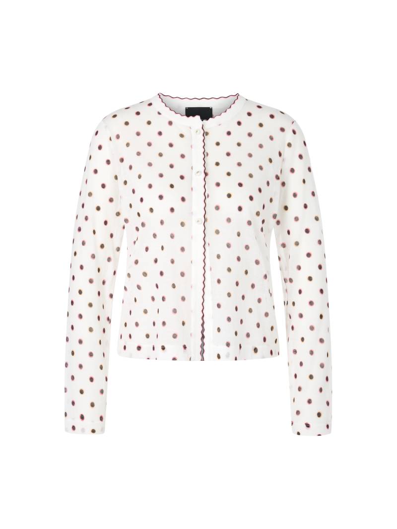 Marc Cain Collections - Tupfen-Cardigan Knitted in Germany off-white - Gr. - 42 von Marc Cain Collections
