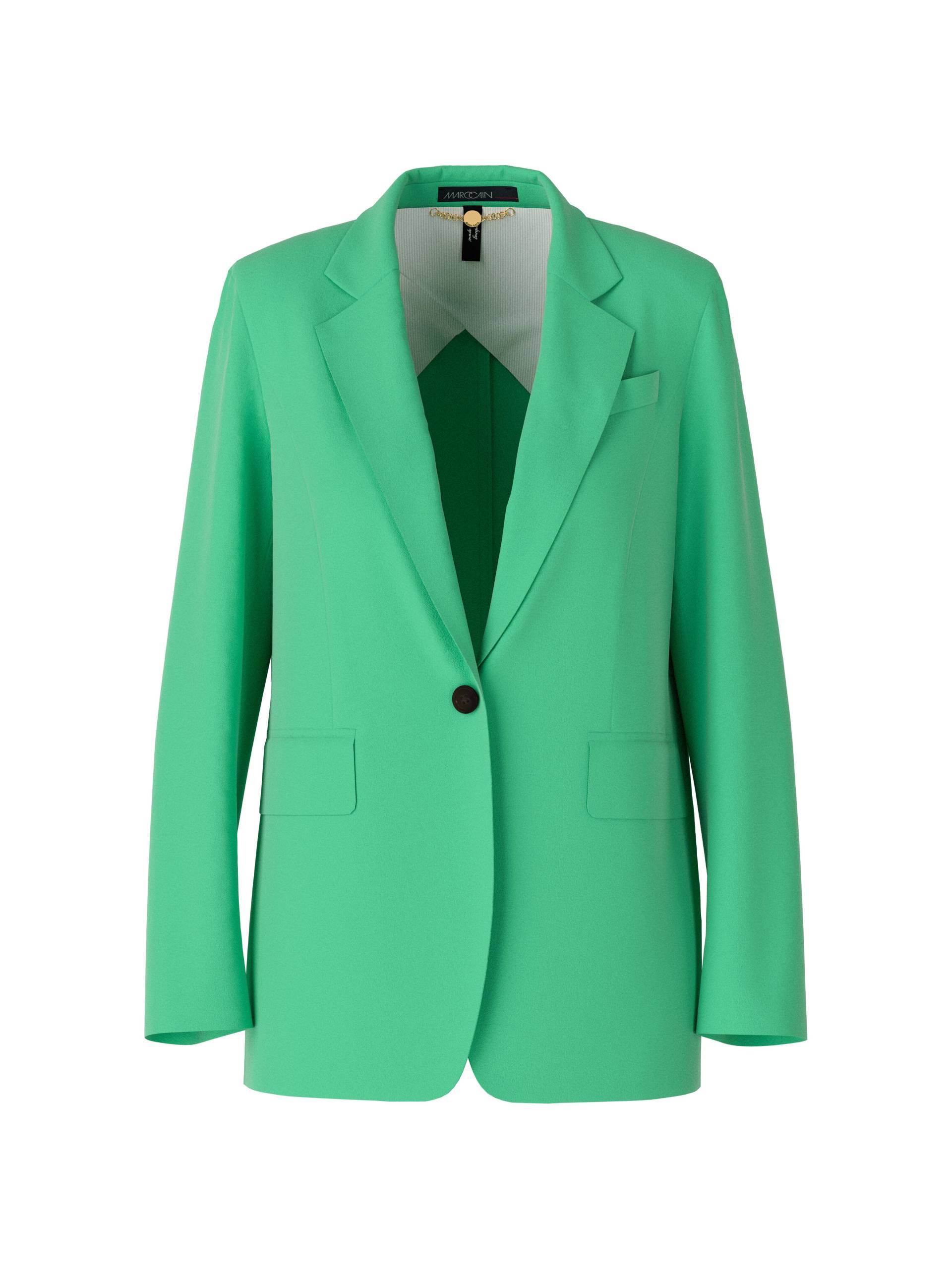 Marc Cain Collections - Unifarbener Blazer bright jade - Gr. - 44 von Marc Cain Collections