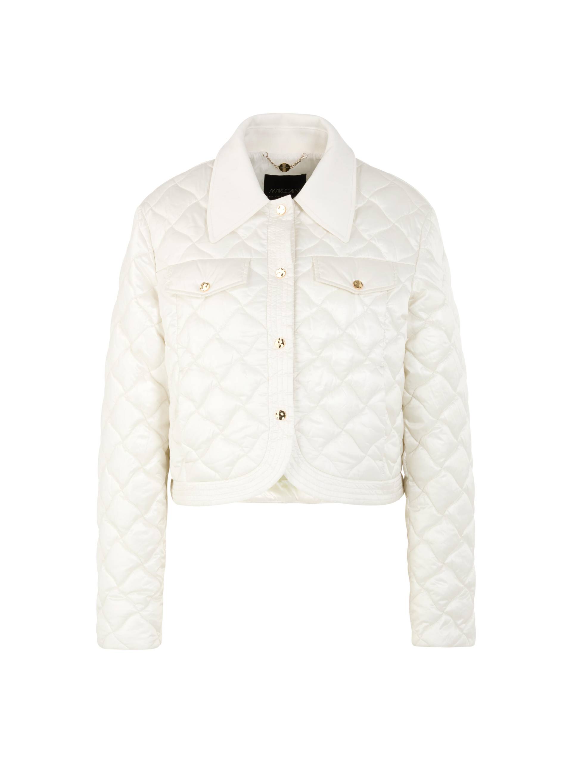 Marc Cain Collections - Wattierte Jacke Rethink Together off-white - Gr. - 42 von Marc Cain Collections