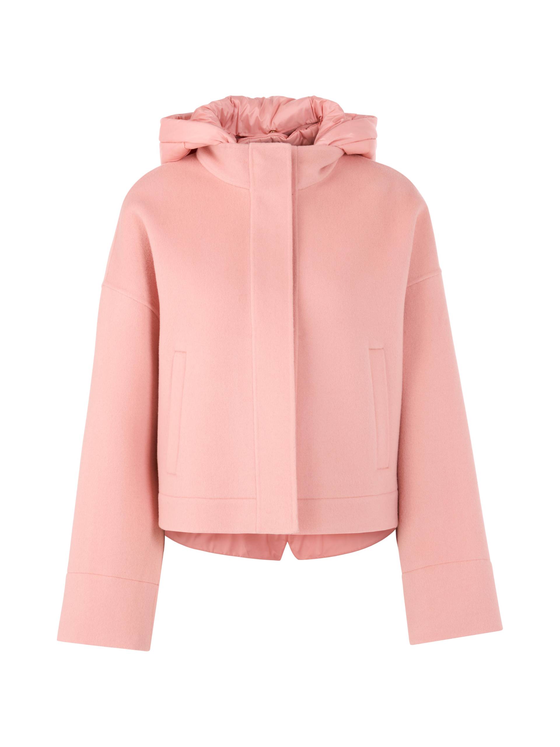 Marc Cain Collections - Wolljacke mit Kapuze peach beige - Gr. - 34 von Marc Cain Collections