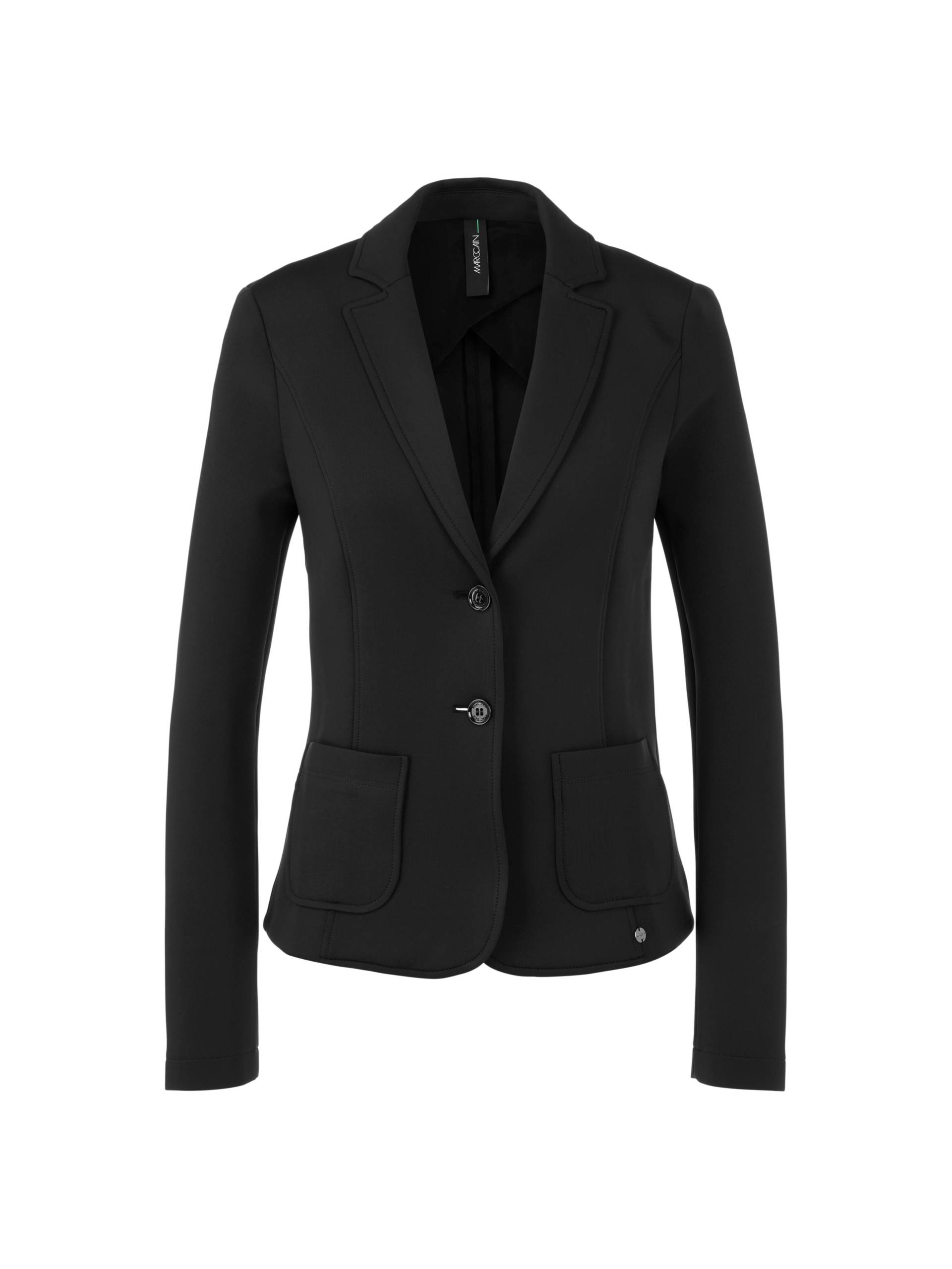 Marc Cain Essentials - Blazer mit aufgesetzten Taschen black - Gr. - 46 von Marc Cain Essentials