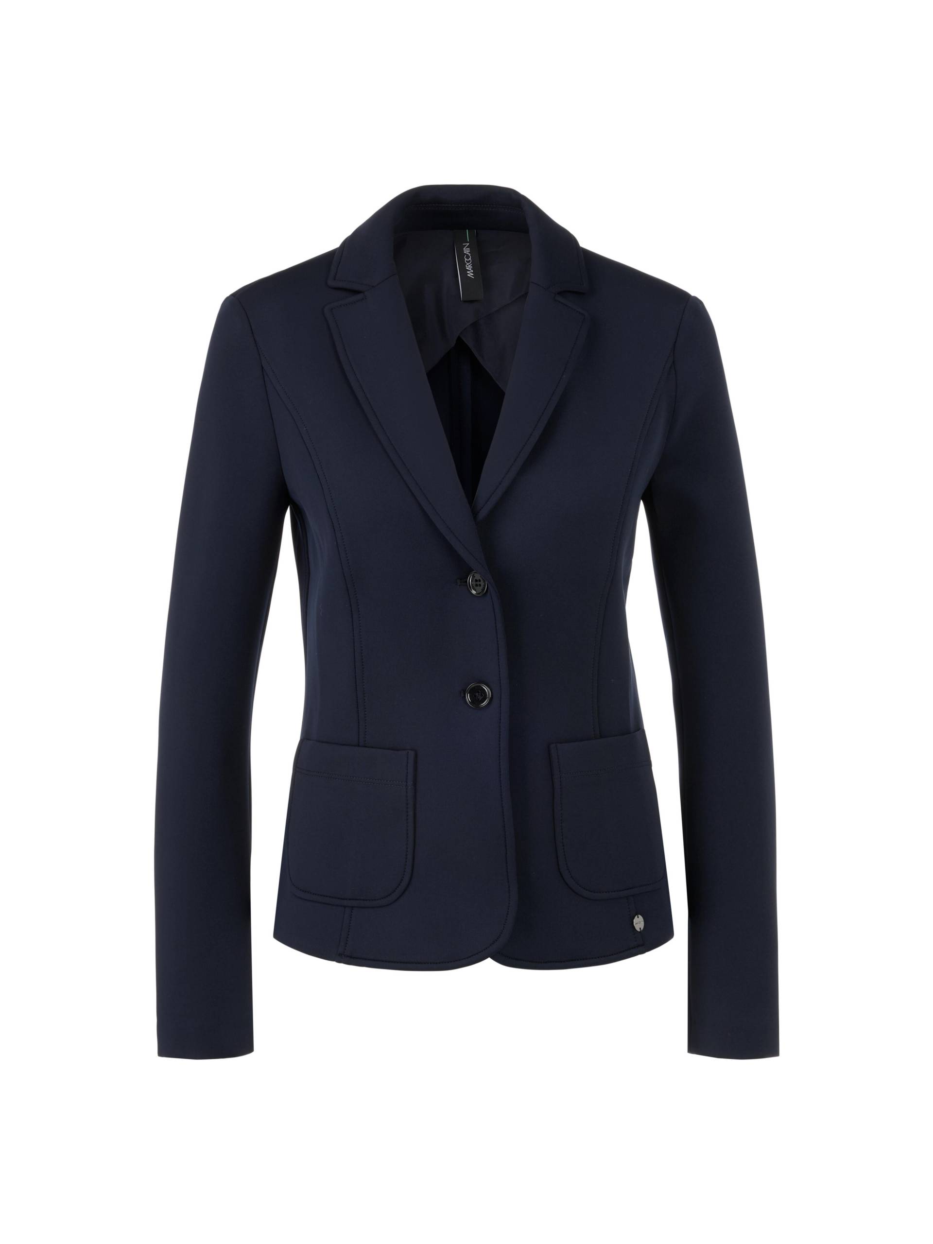 Marc Cain Essentials - Blazer mit aufgesetzten Taschen midnight blue - Gr. - 34 von Marc Cain Essentials