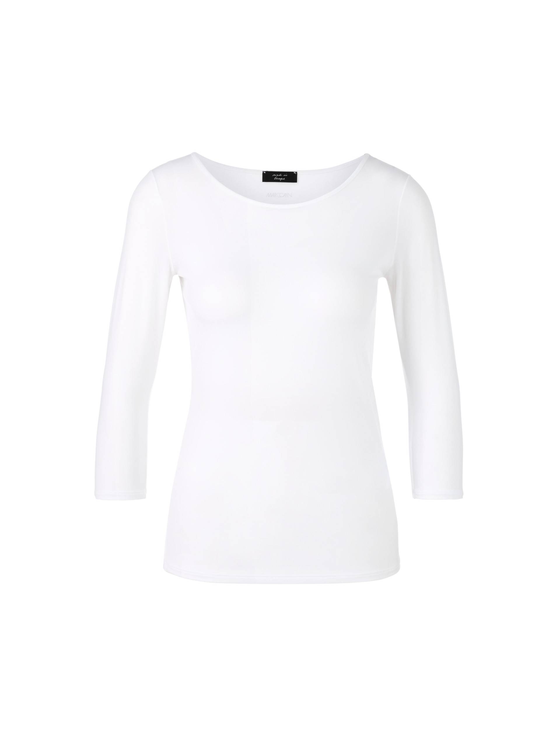 Marc Cain Essentials - Hauchzartes Longsleeve white - Gr. - 38 von Marc Cain Essentials