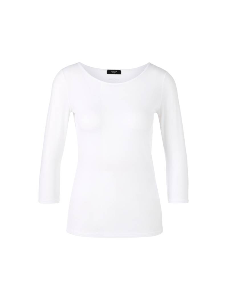 Marc Cain Essentials - Hauchzartes Longsleeve white - Gr. - 38 von Marc Cain Essentials