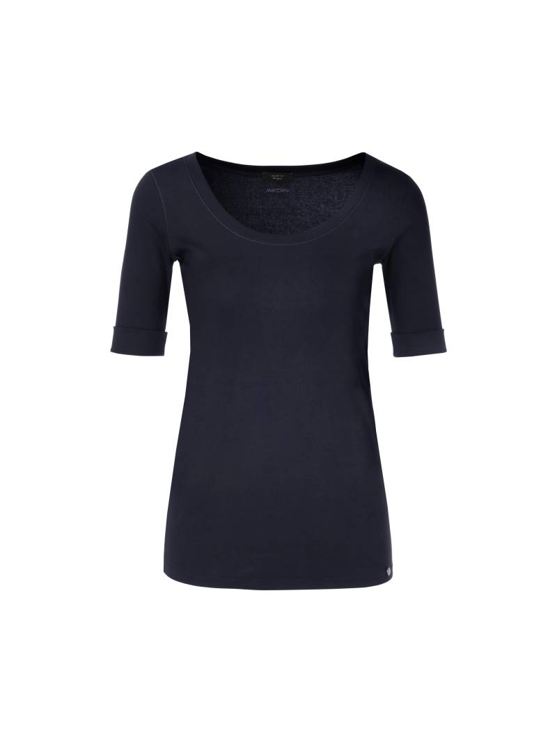 Marc Cain Essentials - Hochwertiges Basic-Shirt midnight blue - Gr. - 44 von Marc Cain Essentials