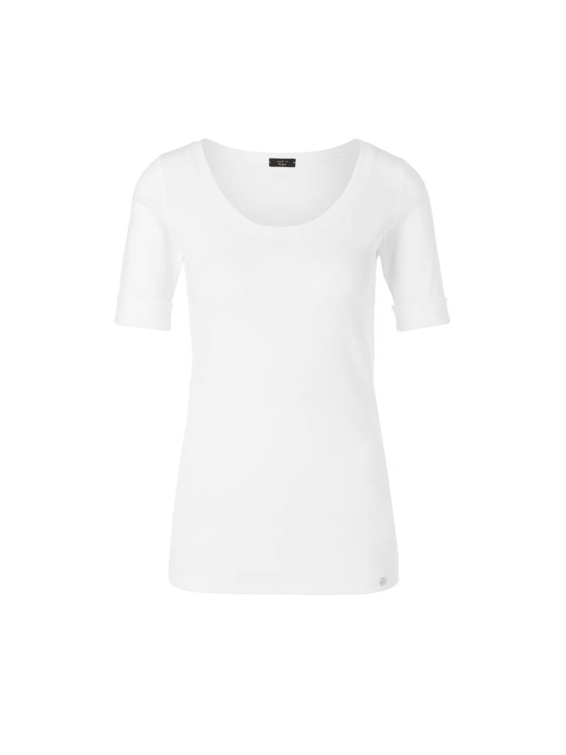 Marc Cain Essentials - Hochwertiges Basic-Shirt white - Gr. - 44 von Marc Cain Essentials