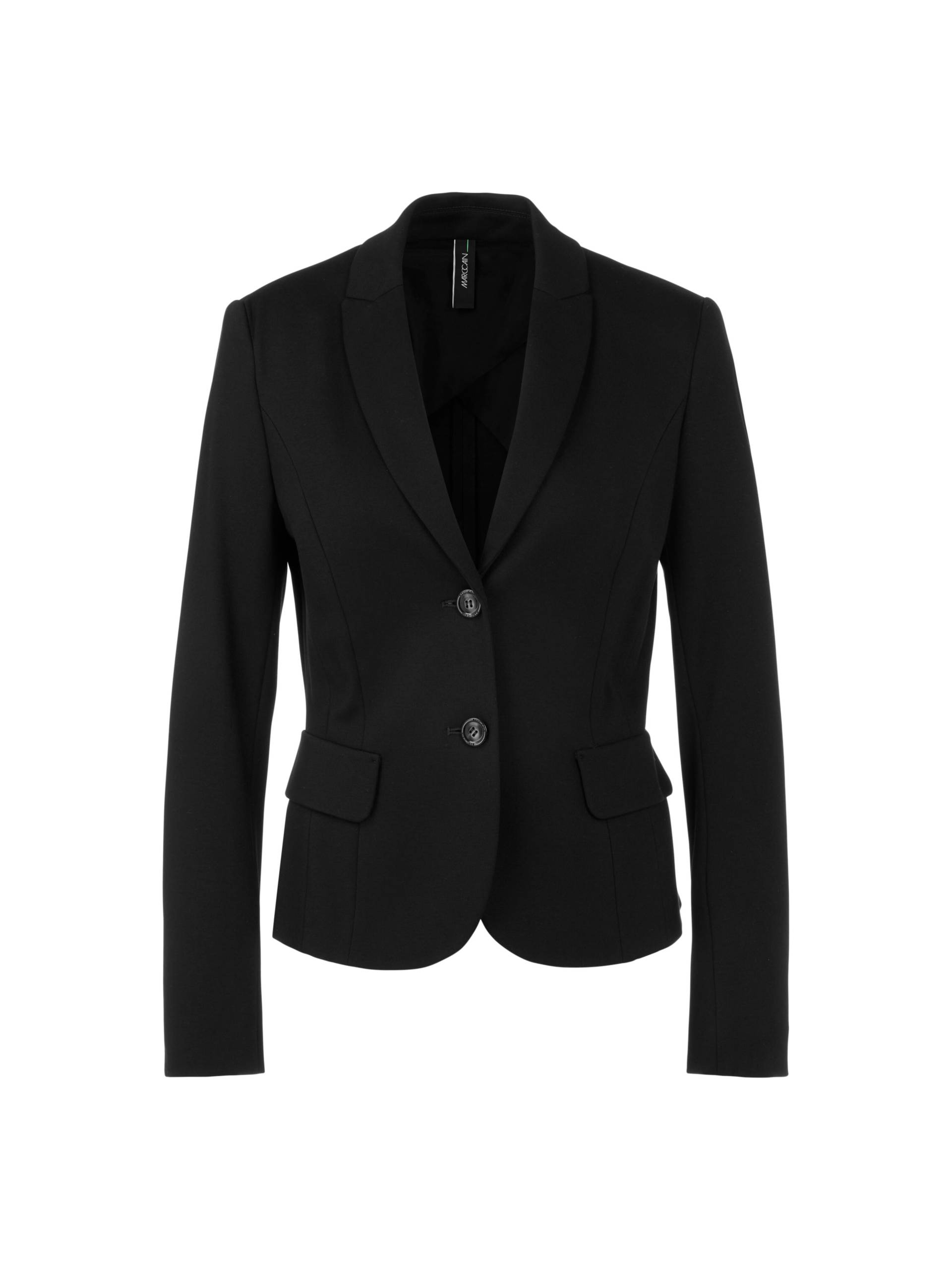 Marc Cain Essentials - Leichter Blazer aus feinem Jersey black - Gr. - 36 von Marc Cain Essentials