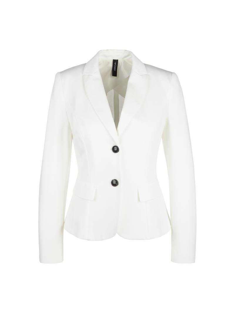Marc Cain Essentials - Melierter Blazer off-white - Gr. - 42 von Marc Cain Essentials