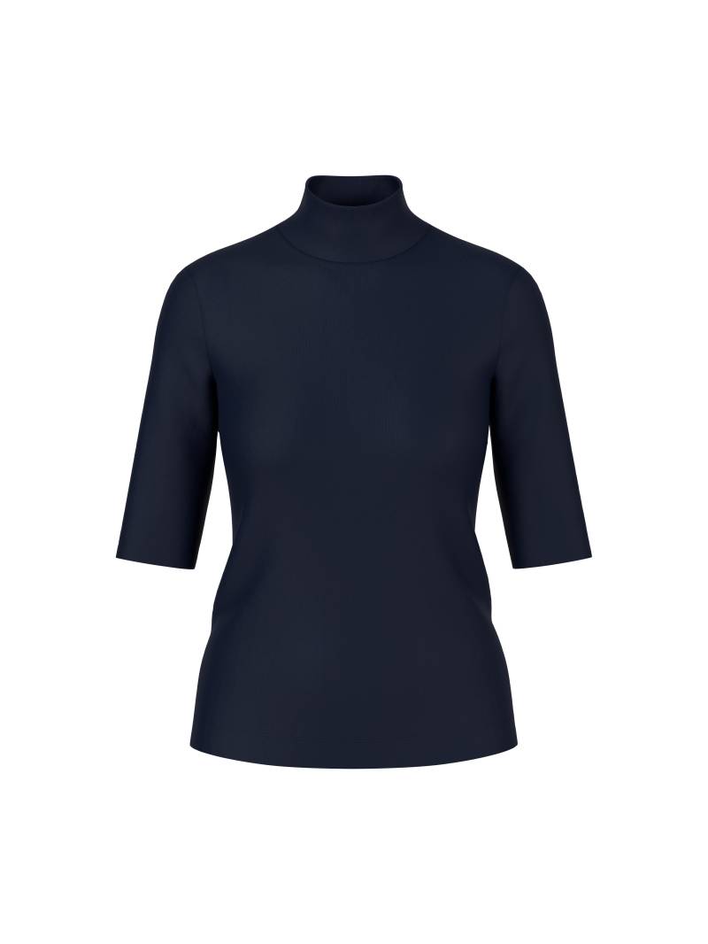 Marc Cain Sports - Basic-Shirt aus Baumwollstretch navy - Gr. - 40 von Marc Cain Sports