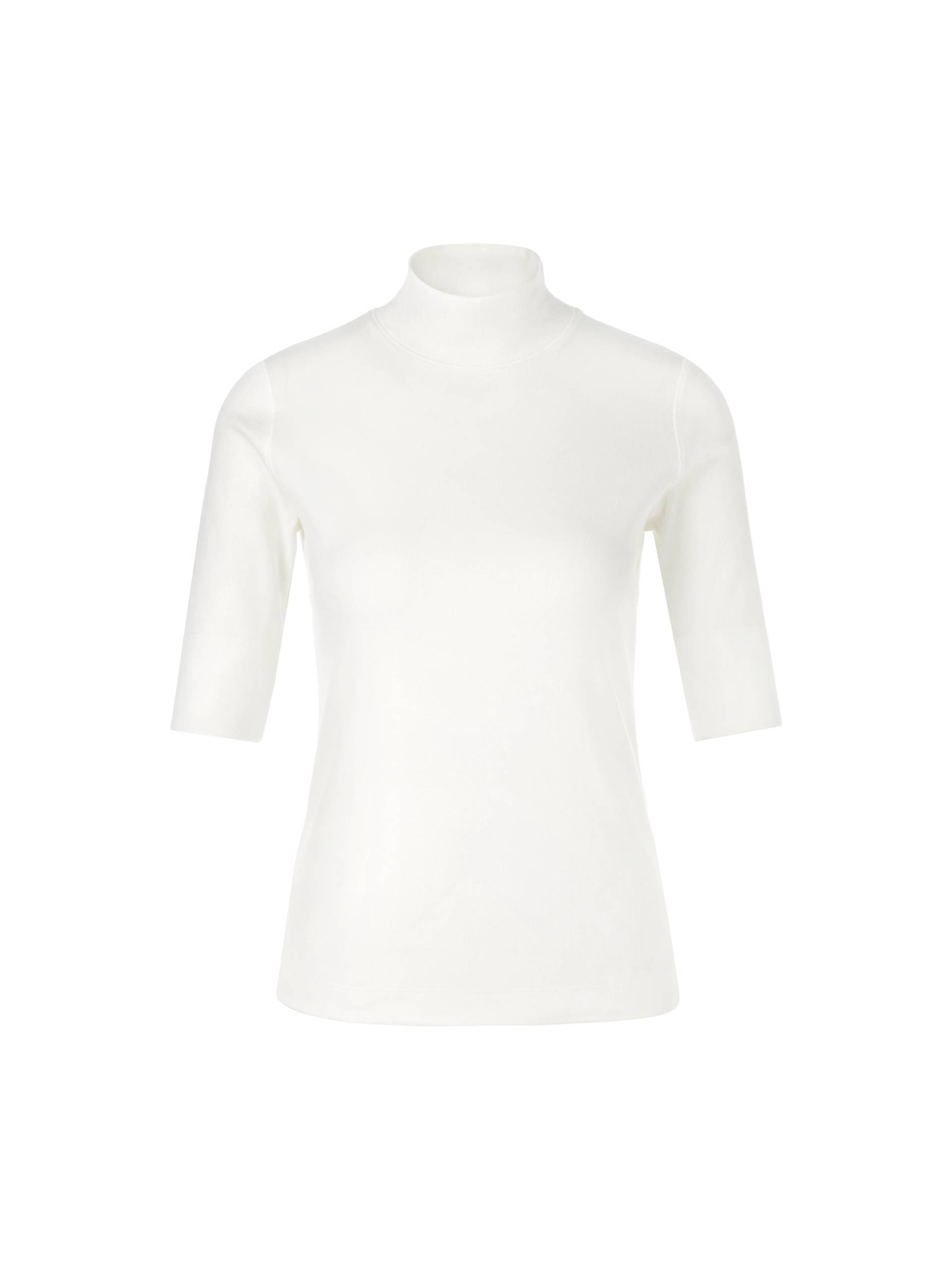 Marc Cain Sports - Basic-Shirt aus Baumwollstretch off-white - Gr. - 46 von Marc Cain Sports