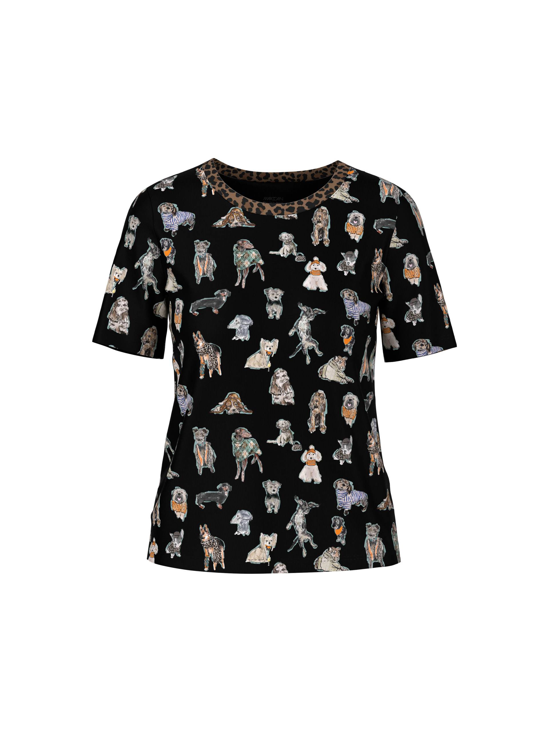 Marc Cain Sports - Bedrucktes Shirt black - Gr. - 42 von Marc Cain Sports