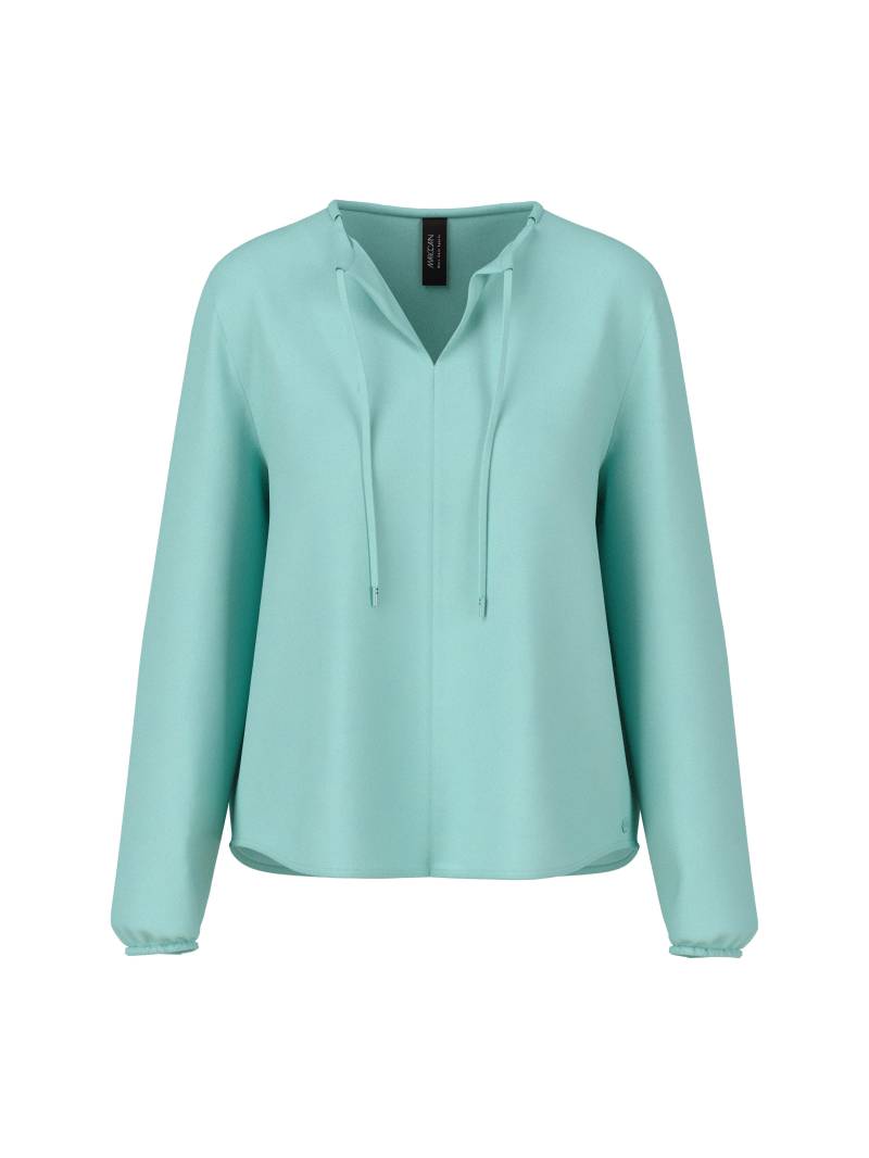 Marc Cain Sports - Fließende Schlupfbluse mit Schleifenband - Gr. - 42 von Marc Cain Sports