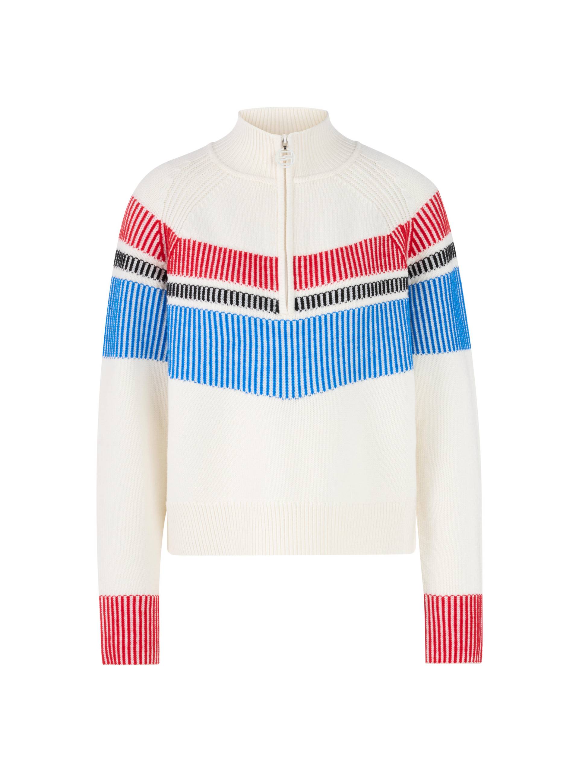 Marc Cain Sports - Grobstrickpullover aus reiner Wolle off-white - Gr. - 40 von Marc Cain Sports