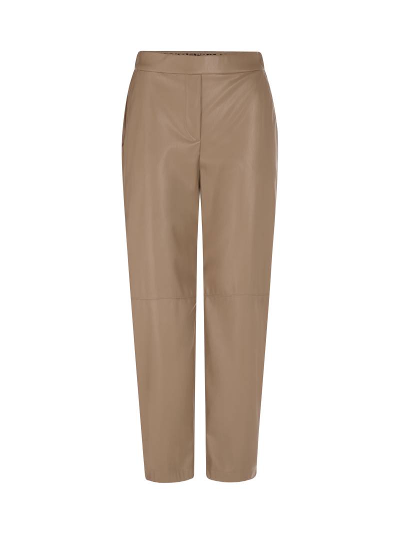 Marc Cain Sports - Hose RANCHI aus Kunstleder milk coffee - Gr. - 38 von Marc Cain Sports