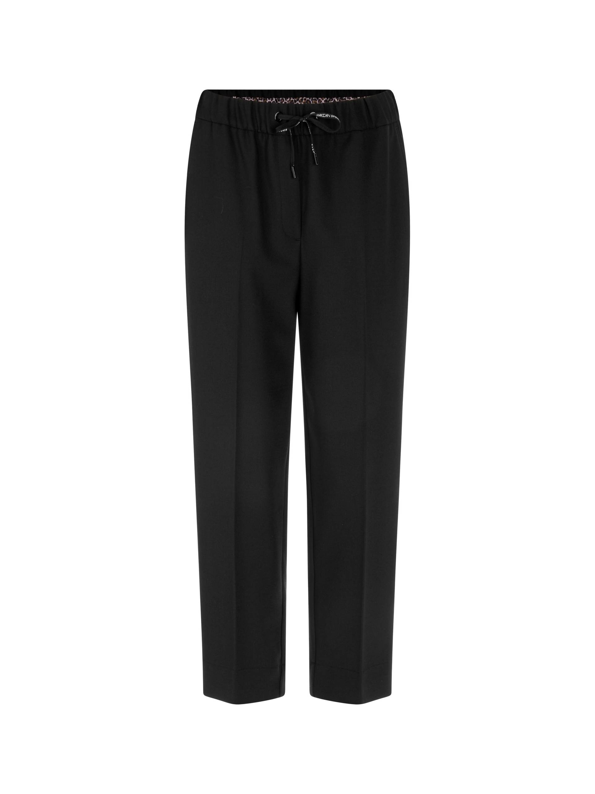 Marc Cain Sports - Hose RANCHI mit hohem Bund black - Gr. - 46 von Marc Cain Sports