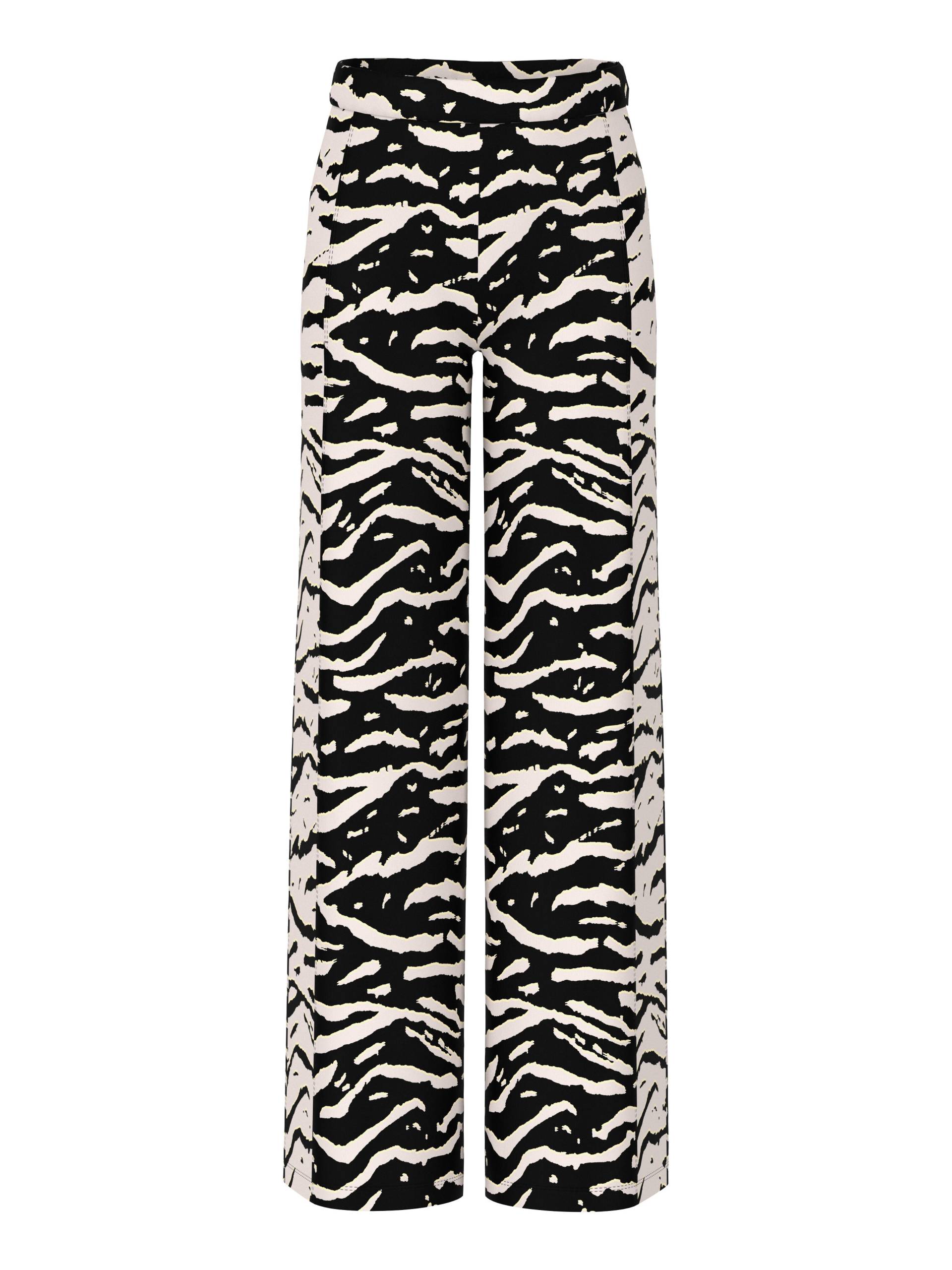 Marc Cain Sports - Hose WELKOM mit Animal Print black - Gr. - 38 von Marc Cain Sports