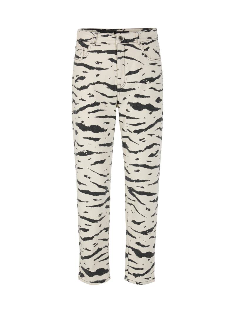 Marc Cain Sports - Jeans FEURA mit Animal Print denim ecru - Gr. - 44 von Marc Cain Sports