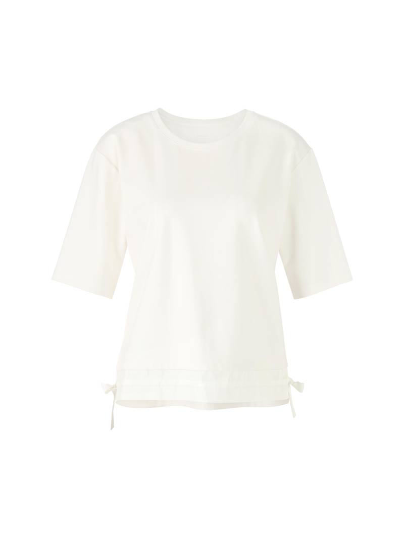 Marc Cain Sports - Kastiges T-Shirt mit Kordelzug off-white - Gr. - 44 von Marc Cain Sports