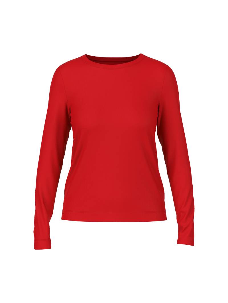 Marc Cain Sports - Klassisches Langarmshirt unifarben cranberry - Gr. - 34 von Marc Cain Sports