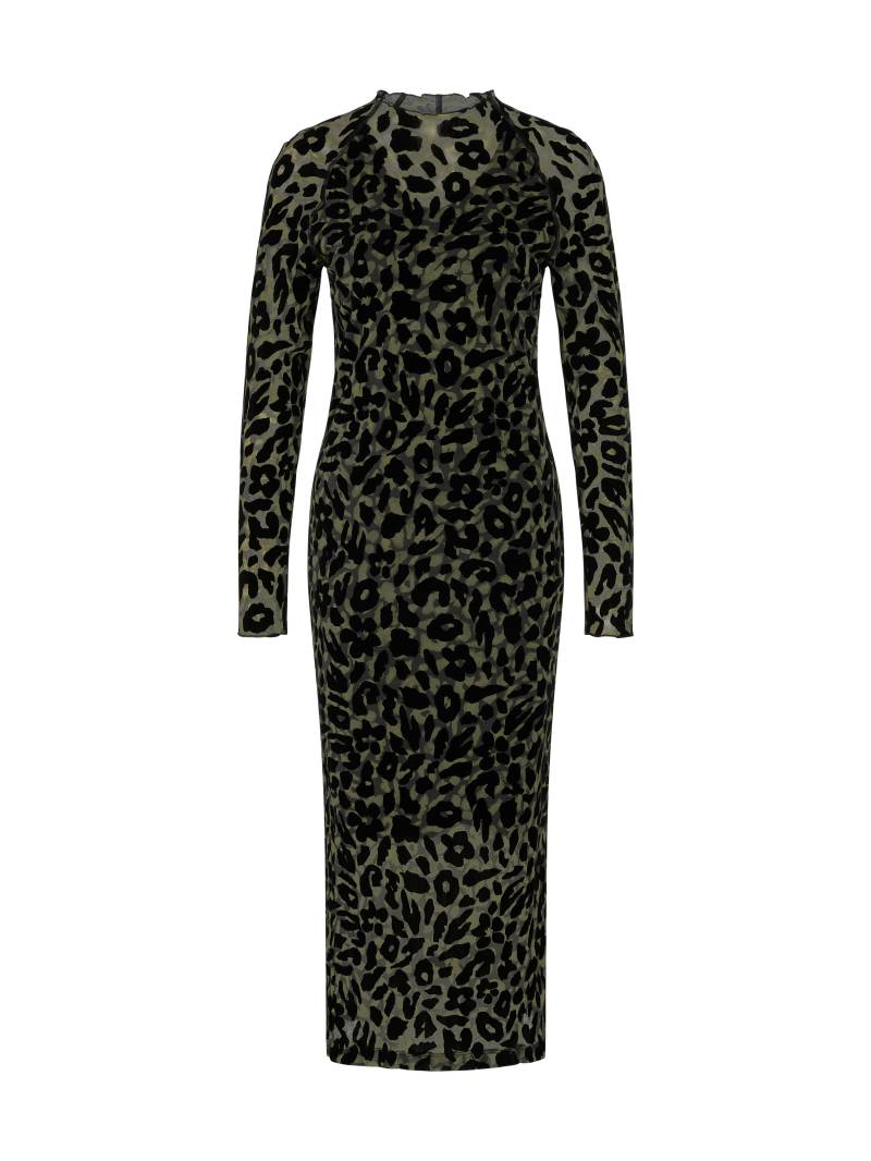 Marc Cain Sports - Körpernahes Maxikleid aus Mesh olive drab - Gr. - 38 von Marc Cain Sports