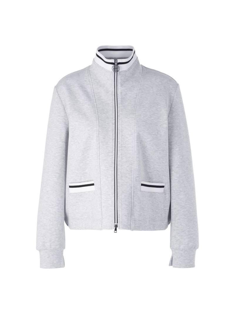 Marc Cain Sports - Kurze Sweatjacke silver grey - Gr. - 42 von Marc Cain Sports