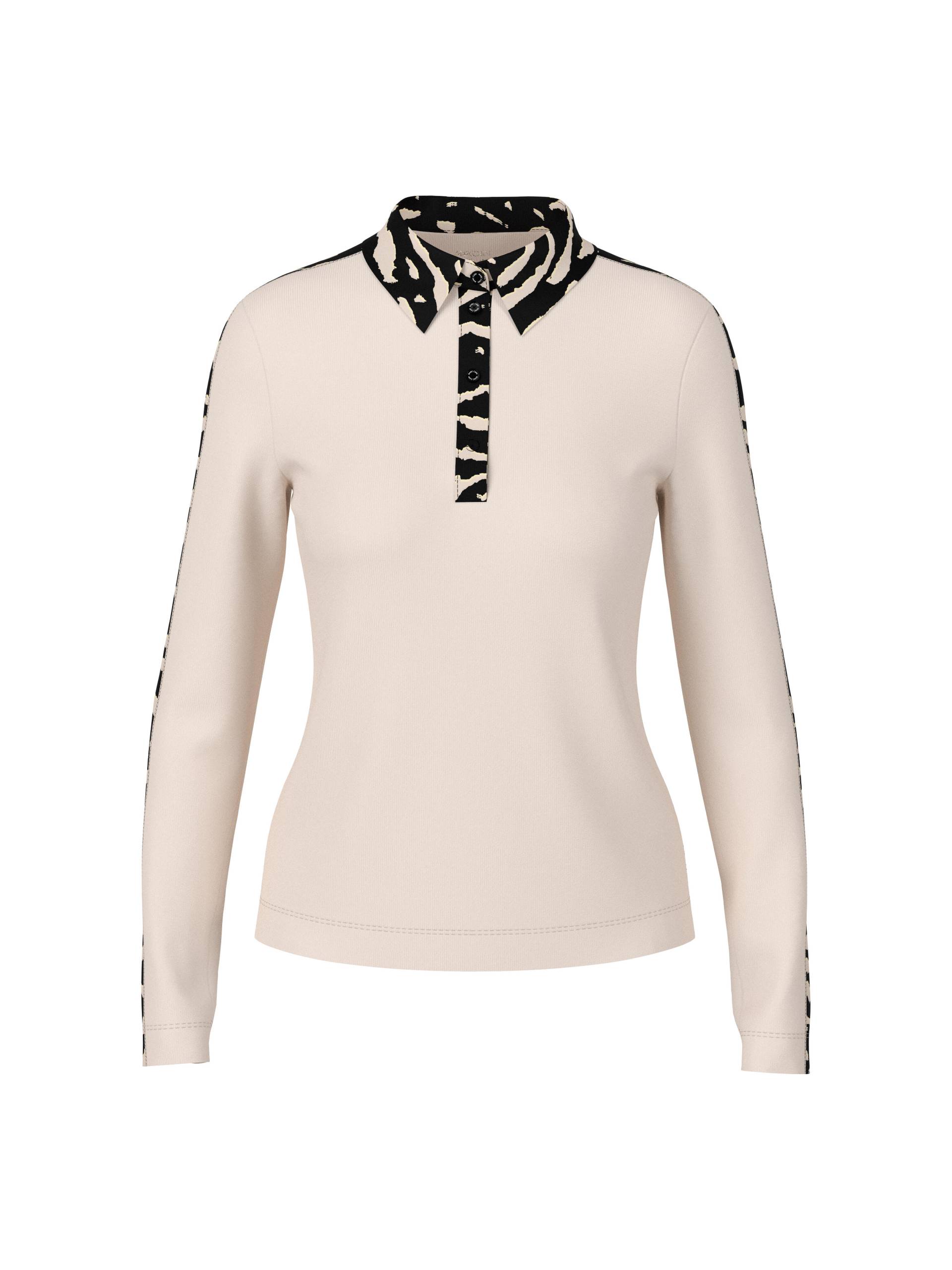 Marc Cain Sports - Langarmshirt mit Animal Details black - Gr. - 38 von Marc Cain Sports