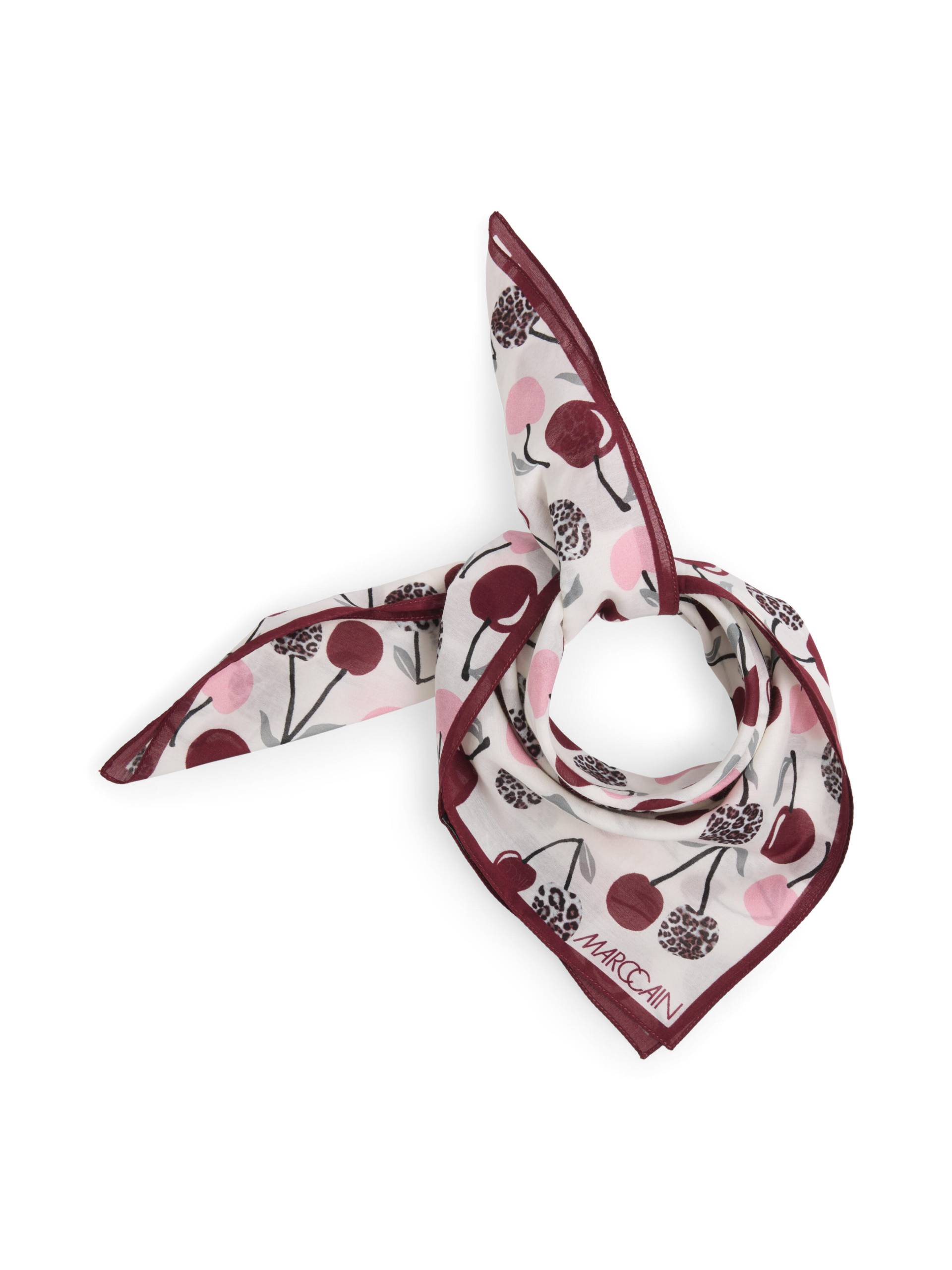 Marc Cain Sports - Leichtes Tuch mit Kirschen Print rhododendron - Gr. - OS von Marc Cain Sports