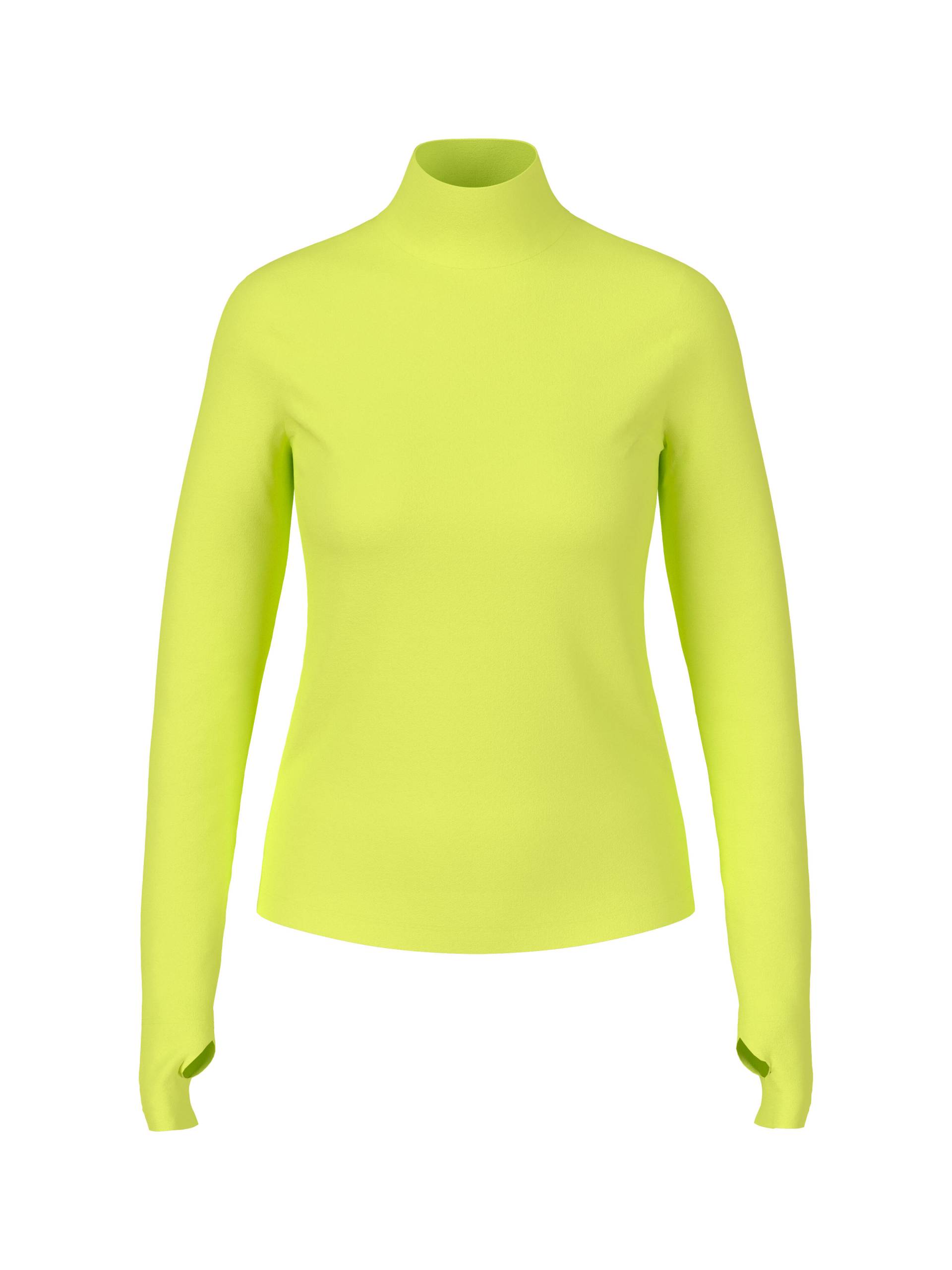 Marc Cain Sports - Longsleeve mit Turle Neck yellow lime - Gr. - 42 von Marc Cain Sports