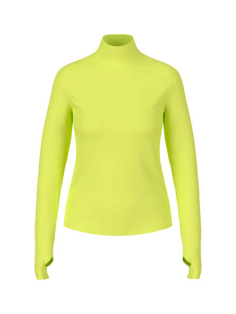 Marc Cain Sports - Longsleeve mit Turle Neck yellow lime - Gr. - 42 von Marc Cain Sports