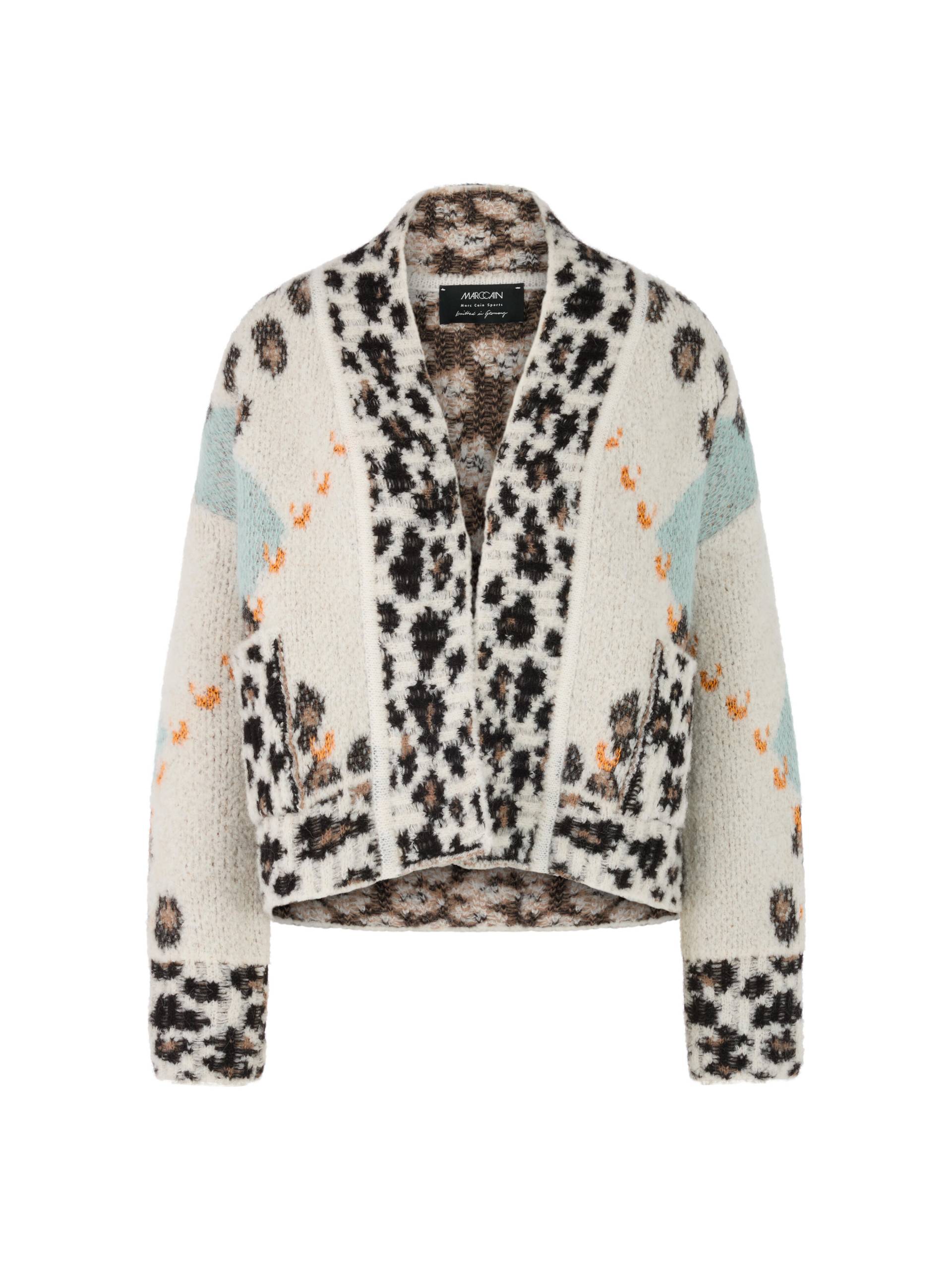 Marc Cain Sports - Offener Cardigan – Knitted in Germany - Gr. - 42 von Marc Cain Sports